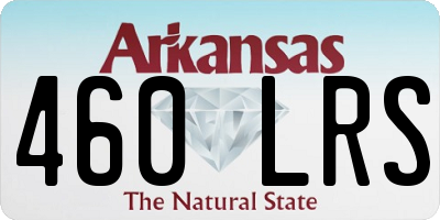 AR license plate 460LRS