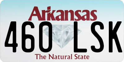 AR license plate 460LSK