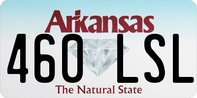 AR license plate 460LSL