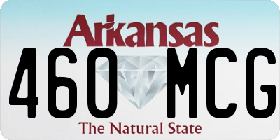 AR license plate 460MCG