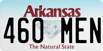 AR license plate 460MEN