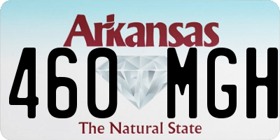 AR license plate 460MGH