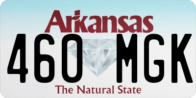 AR license plate 460MGK