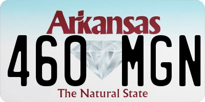 AR license plate 460MGN