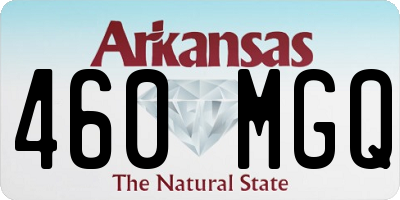 AR license plate 460MGQ