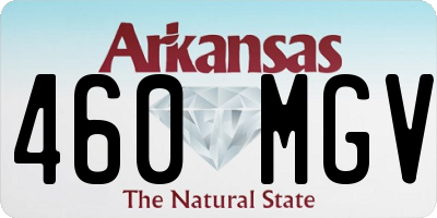 AR license plate 460MGV