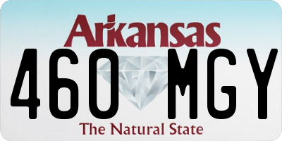 AR license plate 460MGY