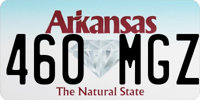 AR license plate 460MGZ
