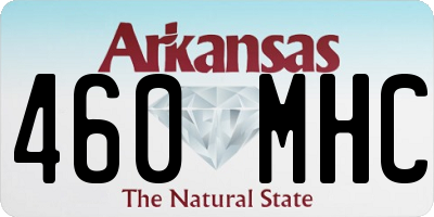 AR license plate 460MHC