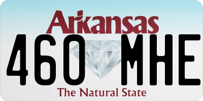AR license plate 460MHE