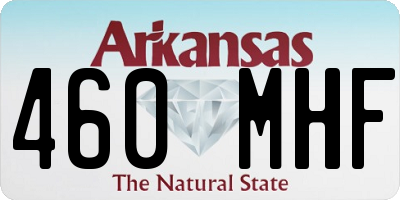 AR license plate 460MHF