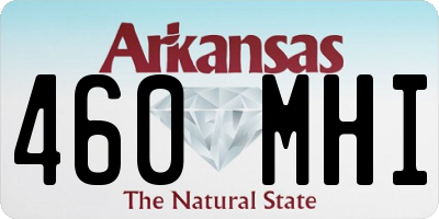 AR license plate 460MHI