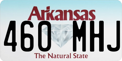 AR license plate 460MHJ