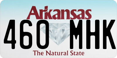 AR license plate 460MHK