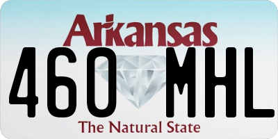 AR license plate 460MHL
