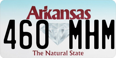 AR license plate 460MHM