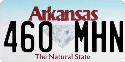 AR license plate 460MHN