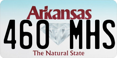 AR license plate 460MHS
