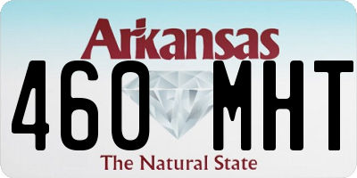 AR license plate 460MHT