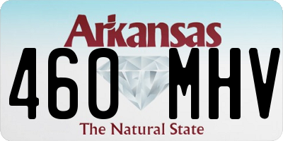AR license plate 460MHV