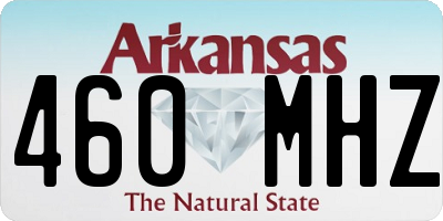 AR license plate 460MHZ