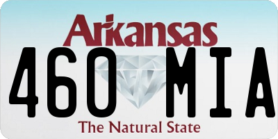 AR license plate 460MIA