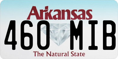 AR license plate 460MIB
