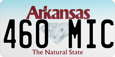 AR license plate 460MIC