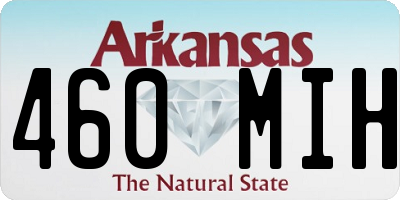AR license plate 460MIH