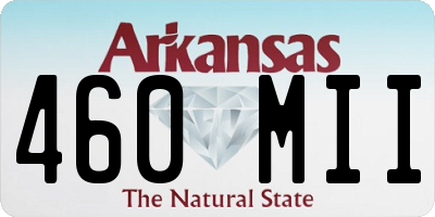 AR license plate 460MII