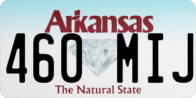 AR license plate 460MIJ