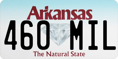 AR license plate 460MIL