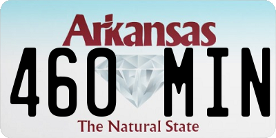 AR license plate 460MIN