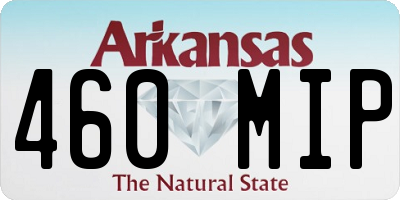 AR license plate 460MIP