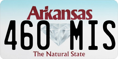 AR license plate 460MIS