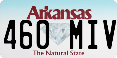 AR license plate 460MIV