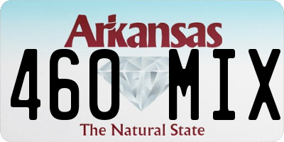 AR license plate 460MIX