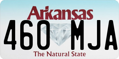 AR license plate 460MJA