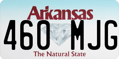 AR license plate 460MJG