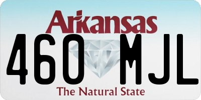 AR license plate 460MJL