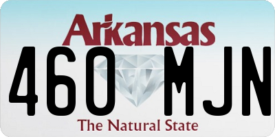 AR license plate 460MJN