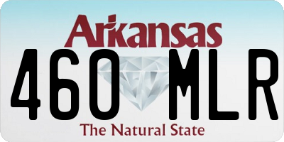 AR license plate 460MLR