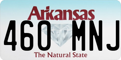 AR license plate 460MNJ