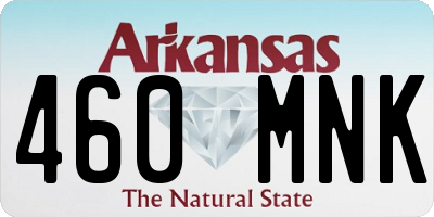 AR license plate 460MNK