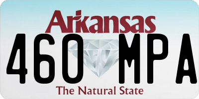 AR license plate 460MPA