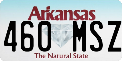 AR license plate 460MSZ