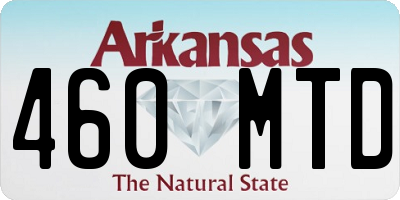 AR license plate 460MTD