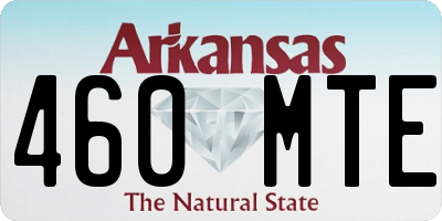 AR license plate 460MTE