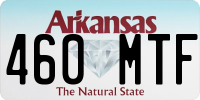 AR license plate 460MTF