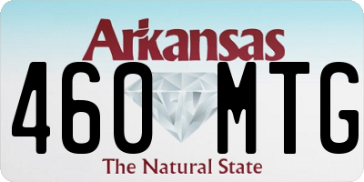 AR license plate 460MTG